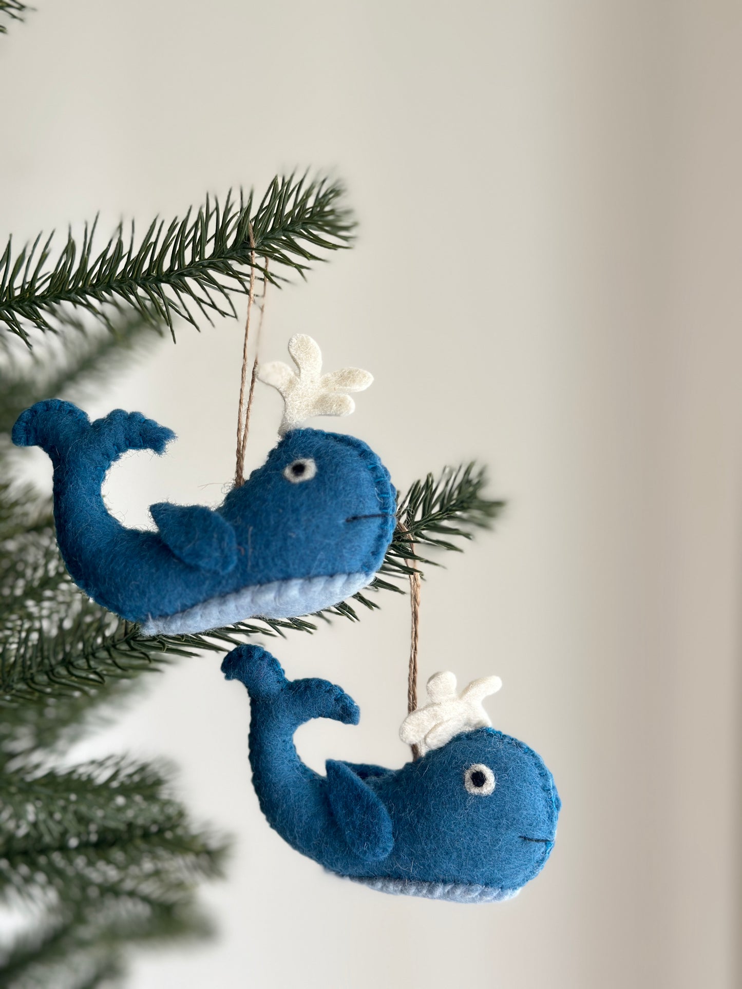 Felt Ornament - Whale