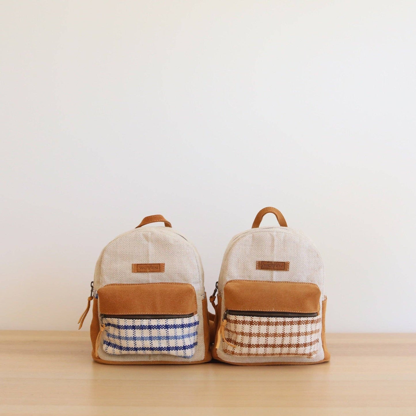 Striped Mini Backpack
