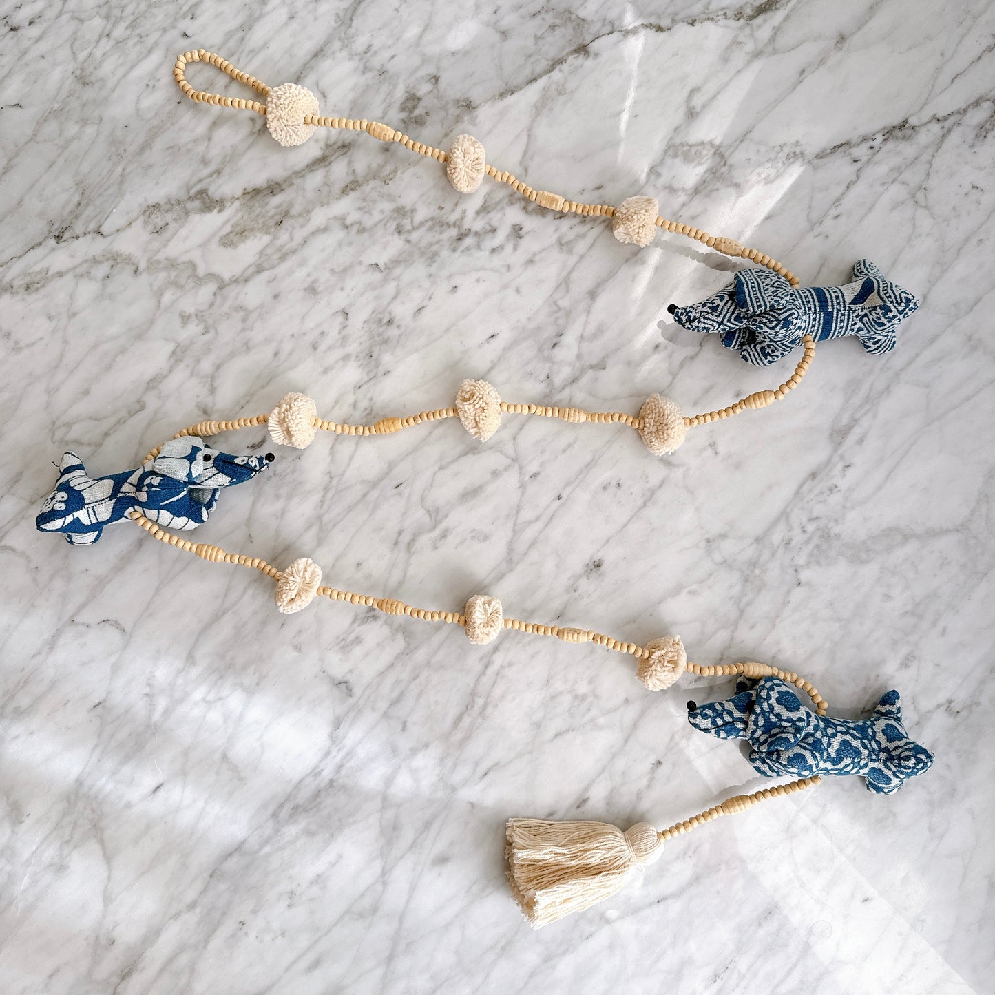 Indigo Dachshund Garland