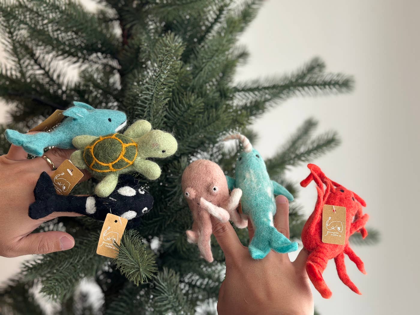 Assorted Sea Animal Finger Puppet Set