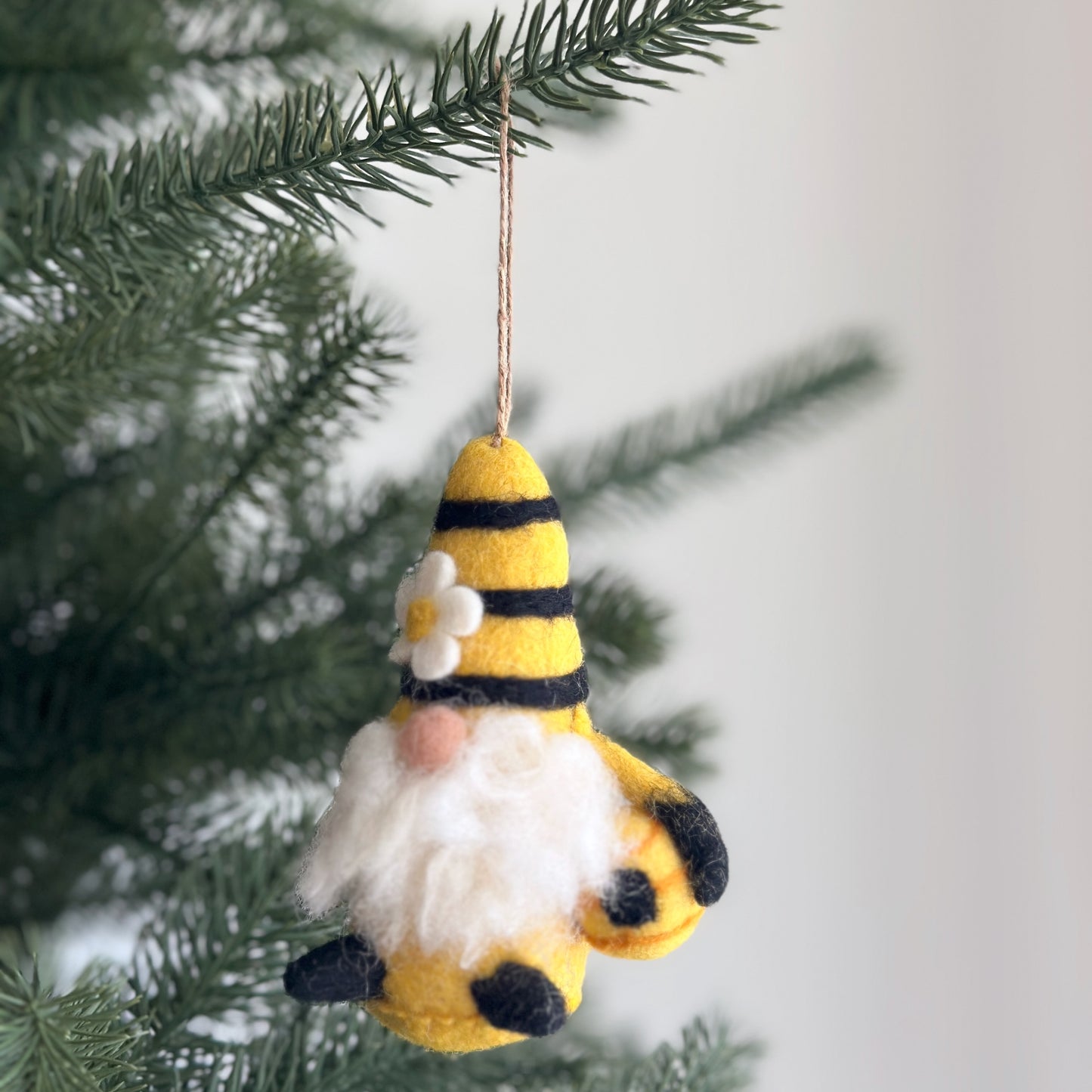 Bumblebee Gnome Ornament