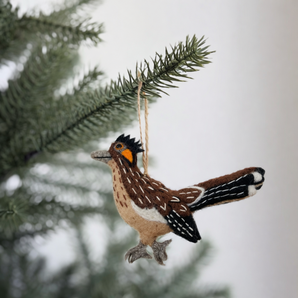 Felt Ornament - Roadrunner