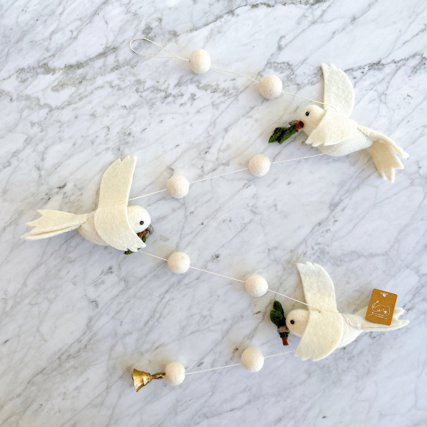 Felt Garland - Dove
