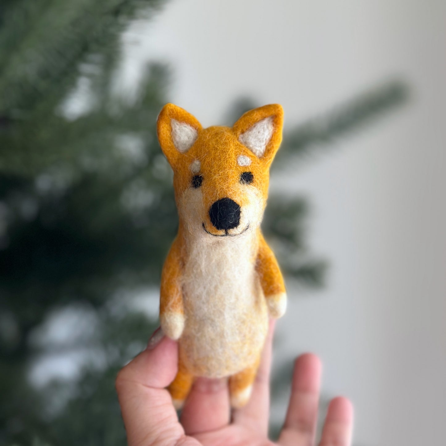 Shiba-Inu Dog Finger Puppet