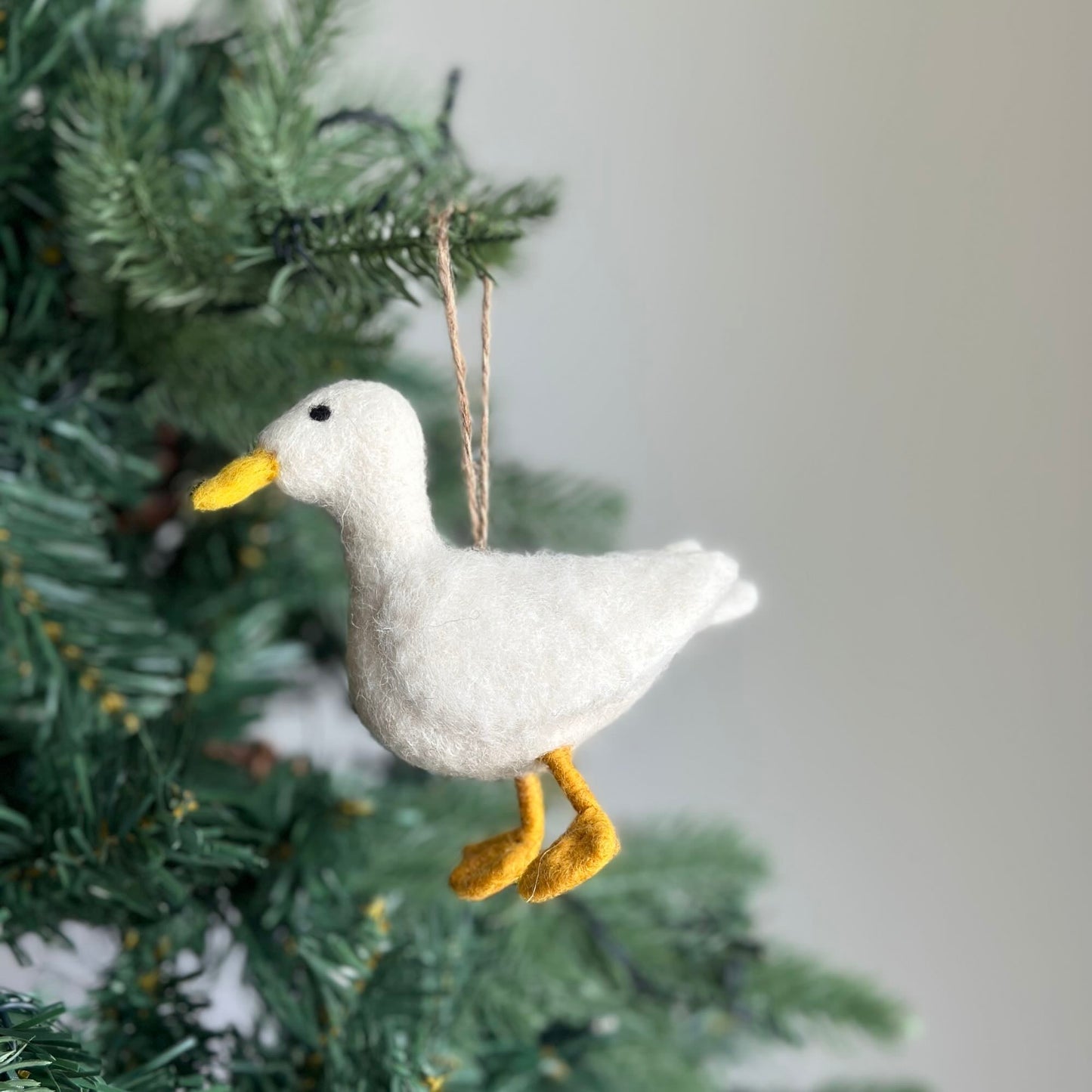 Felt Christmas Ornaments Set of 7 - Cute Farm Animal