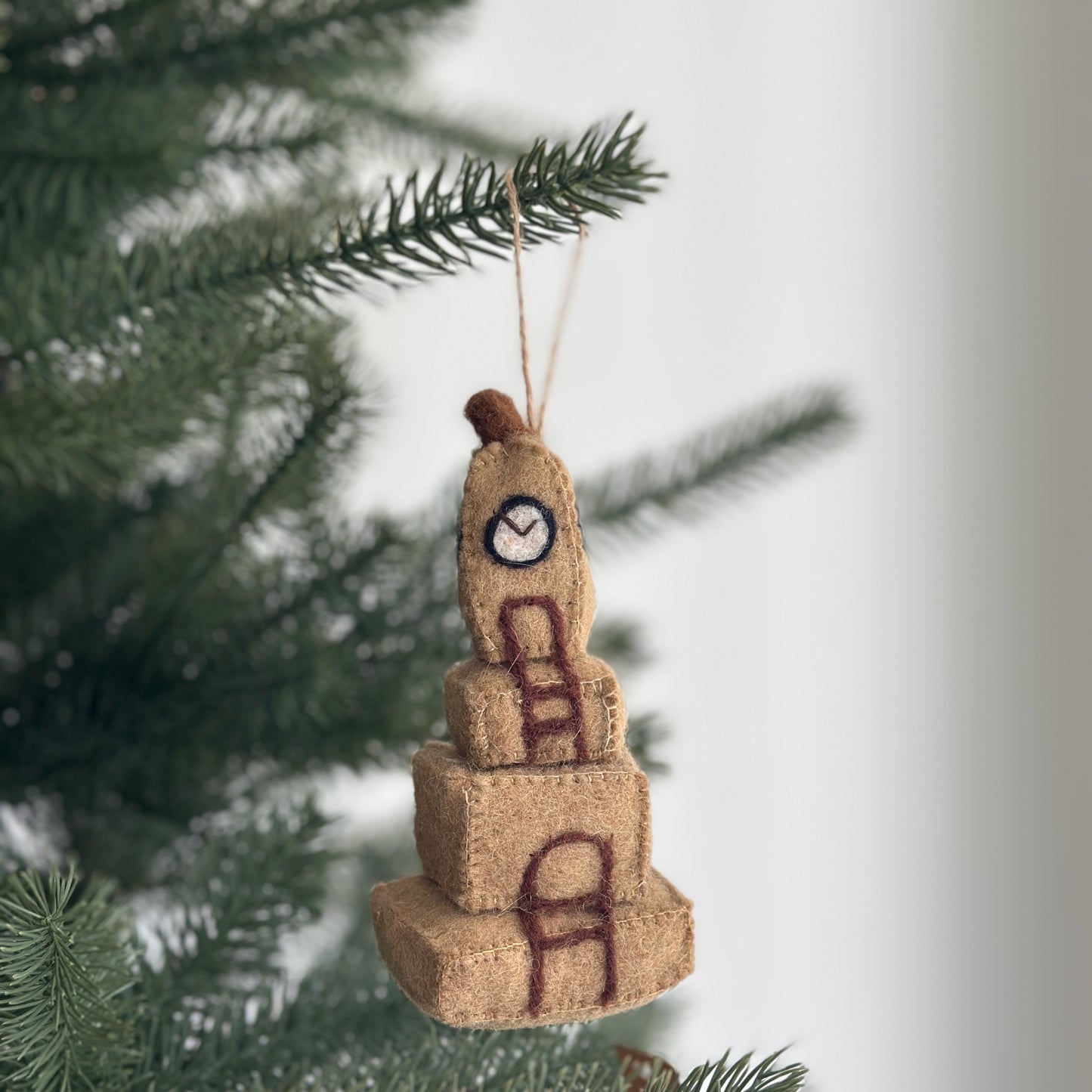 Felt Ornament - Palm Beach Worth Avenue Clock Tower