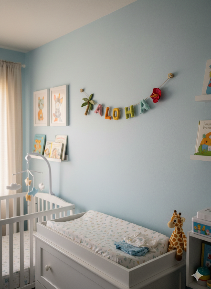 Felt Garland - ALOHA