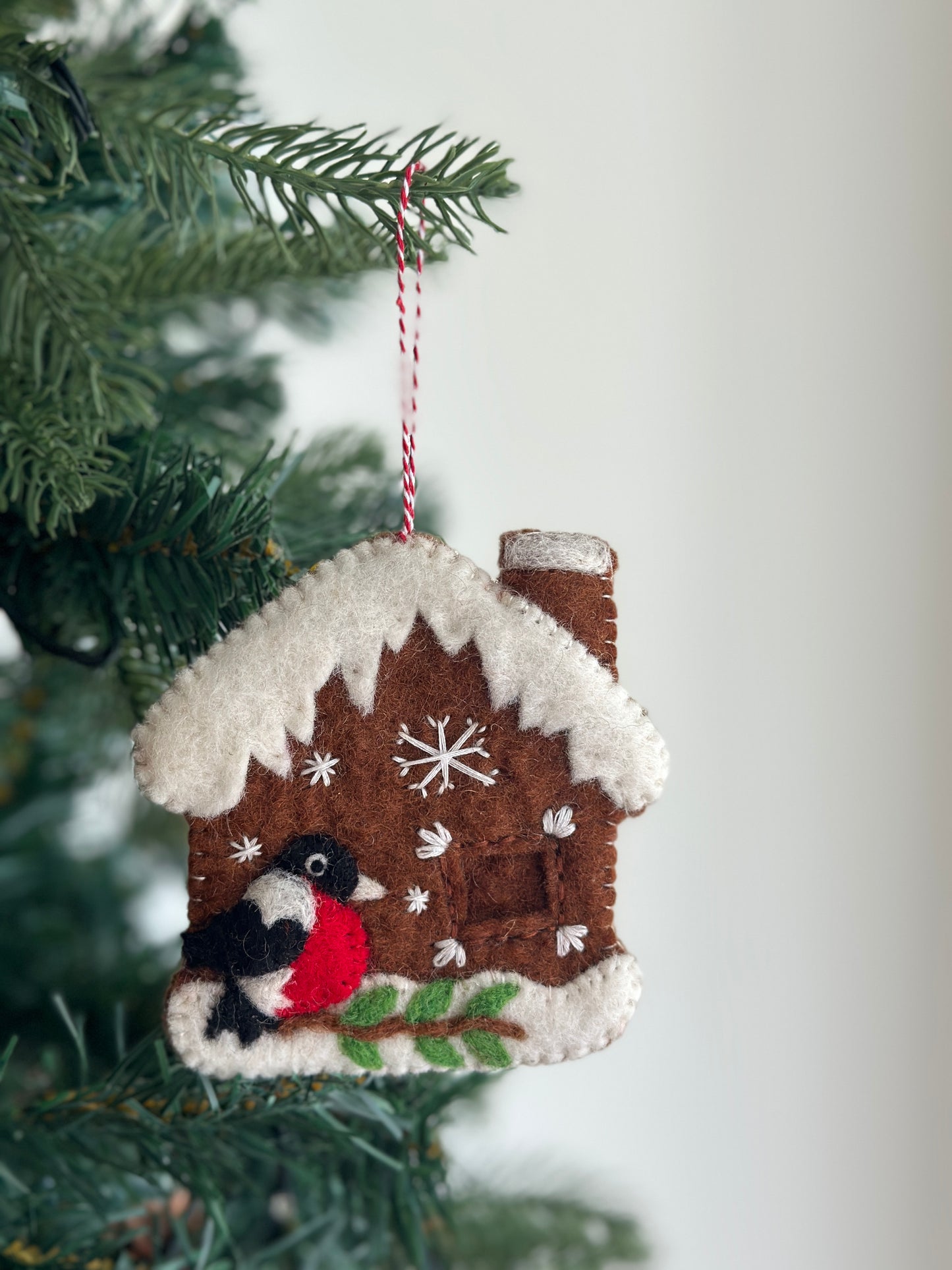 Felt Ornament - Gingerbread House