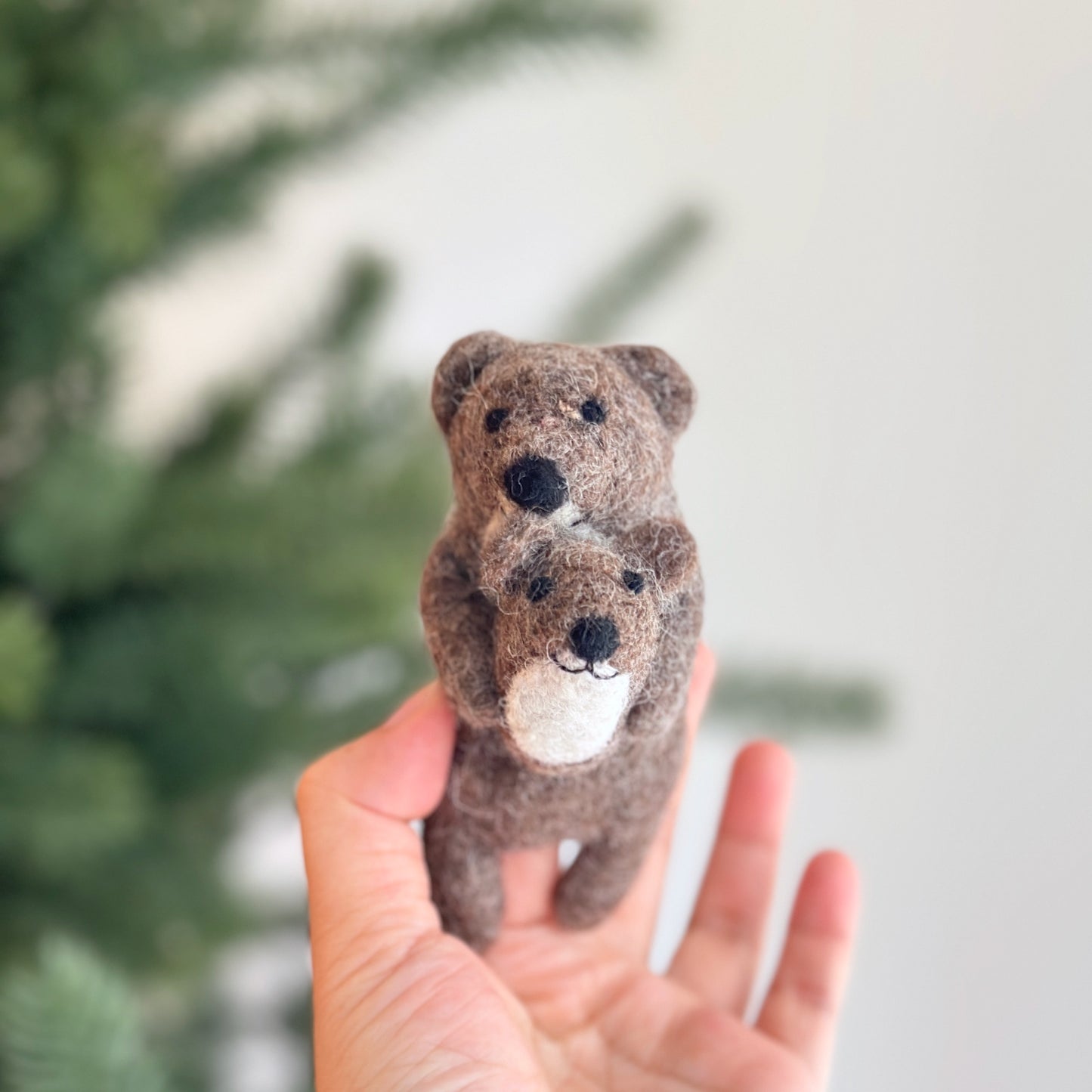 Felt Finger Puppet - American River Otter