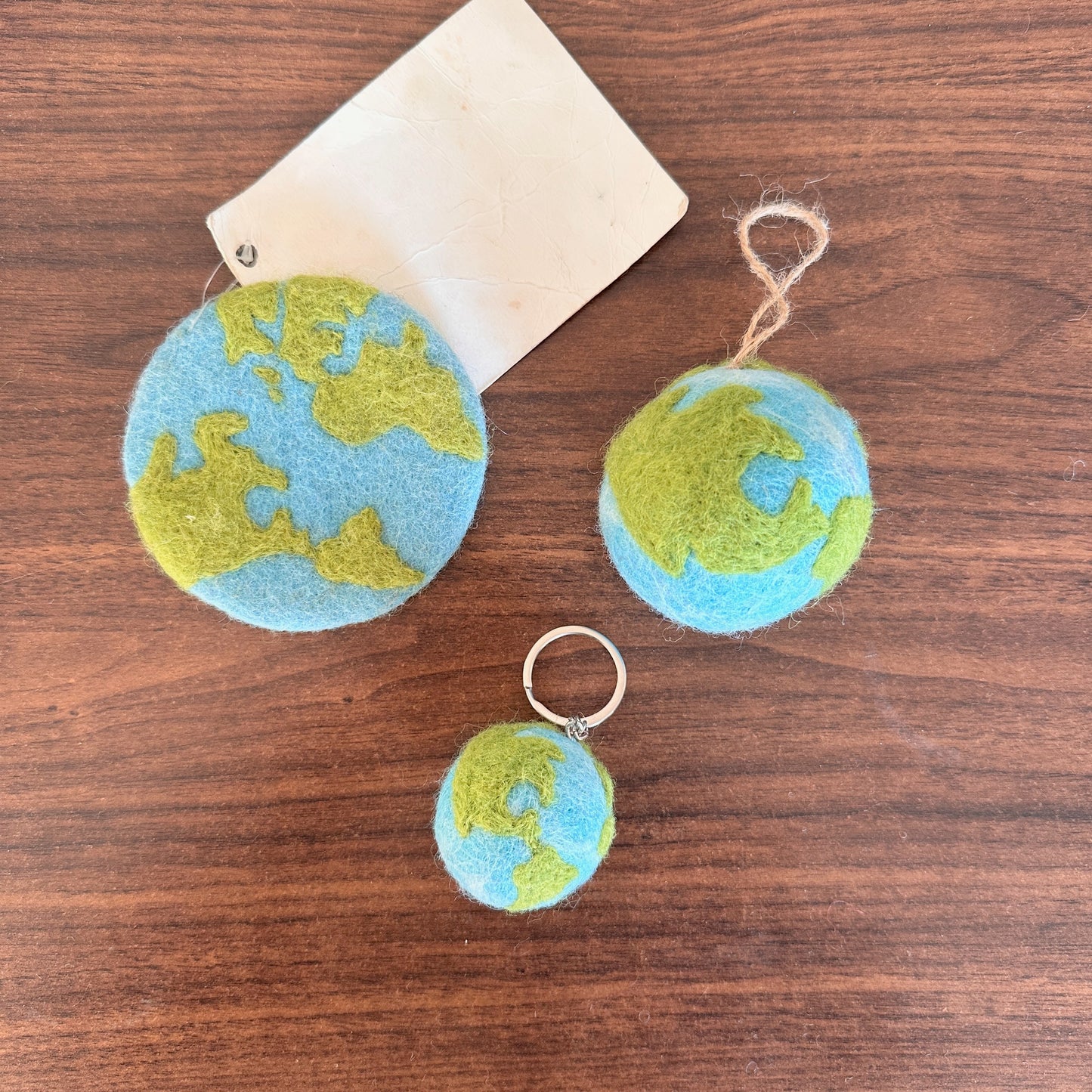 Felt Planet Keychain - For Earth Day!