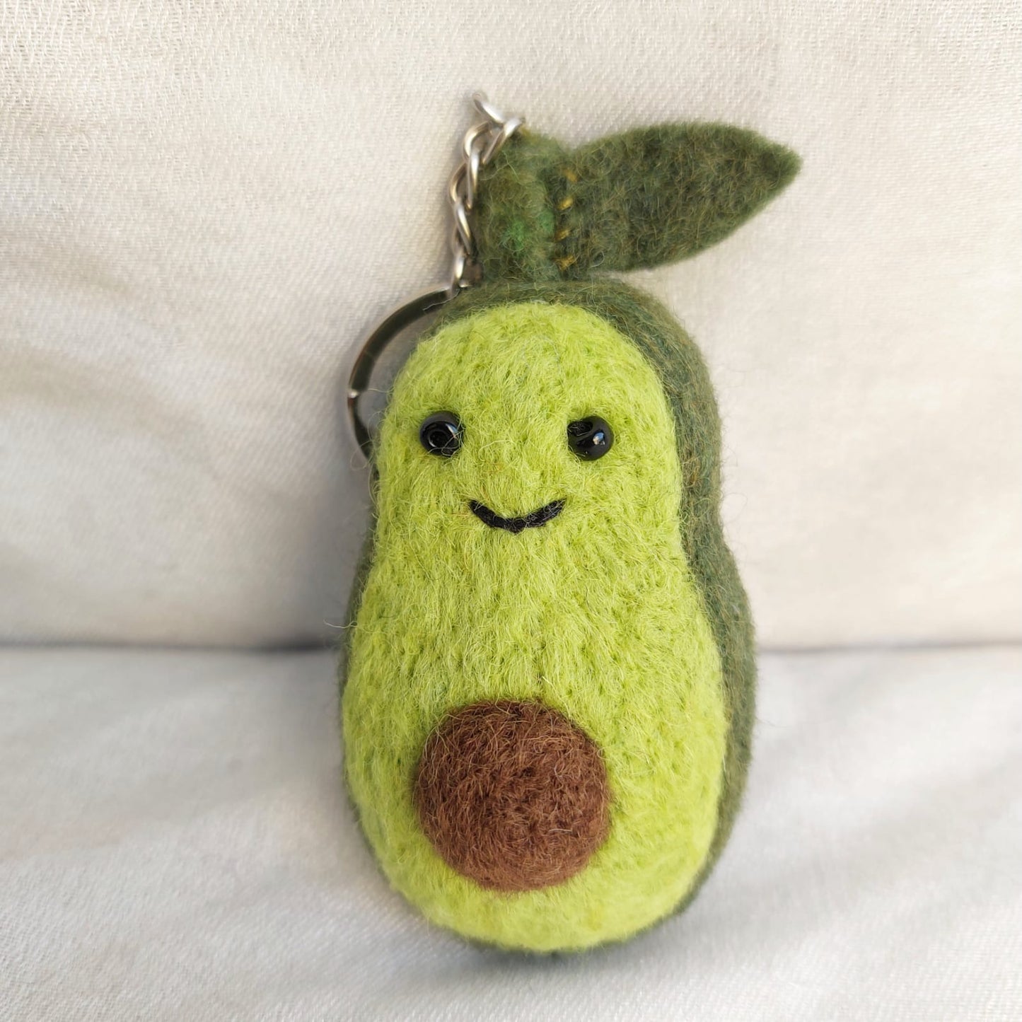 Felt Keychain - Smiley Veggies