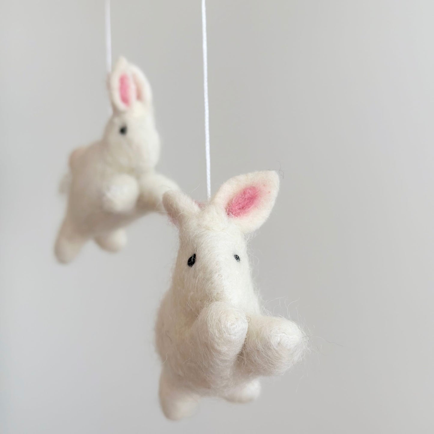 Felt Baby Mobile - Bunnies & Carrots
