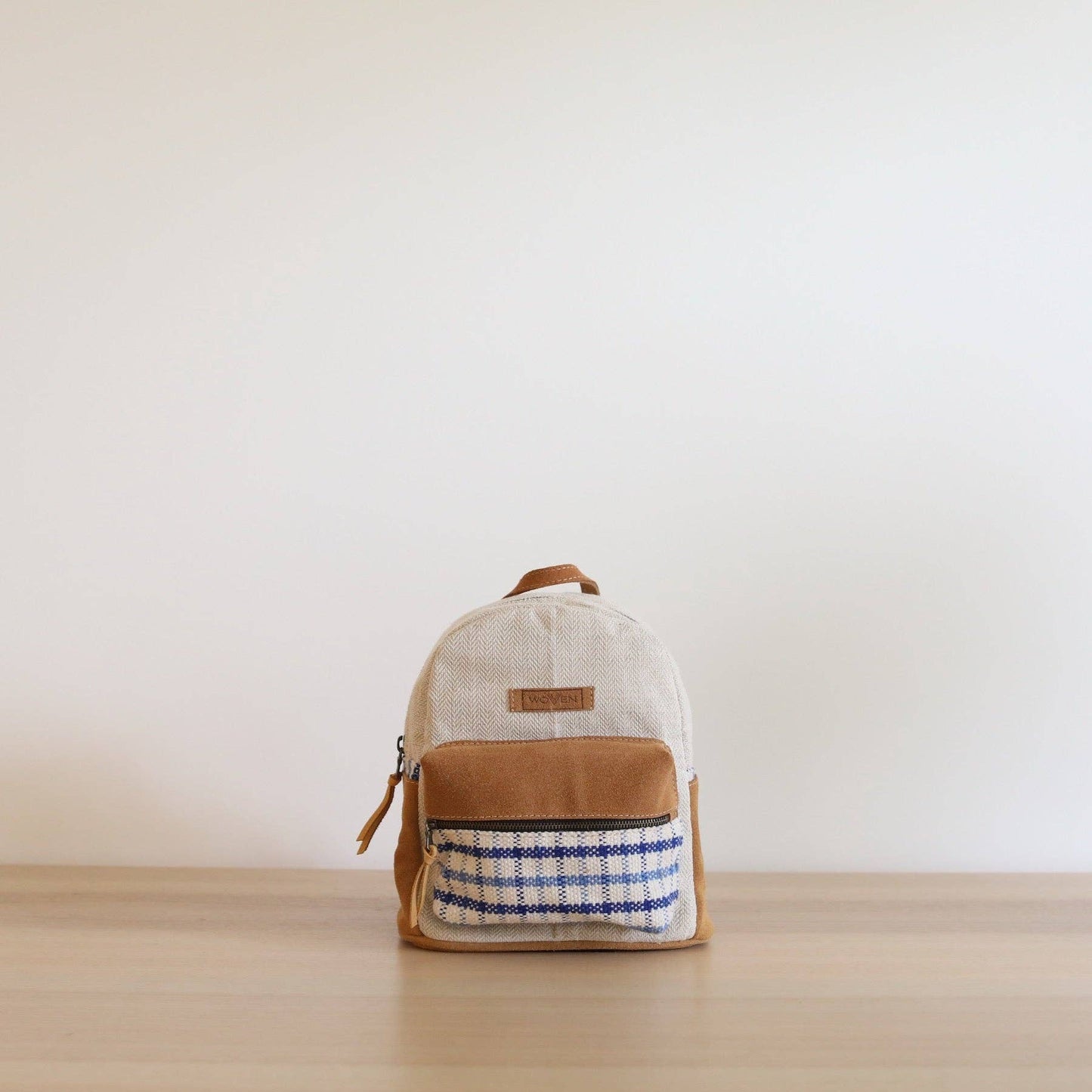 Striped Mini Backpack