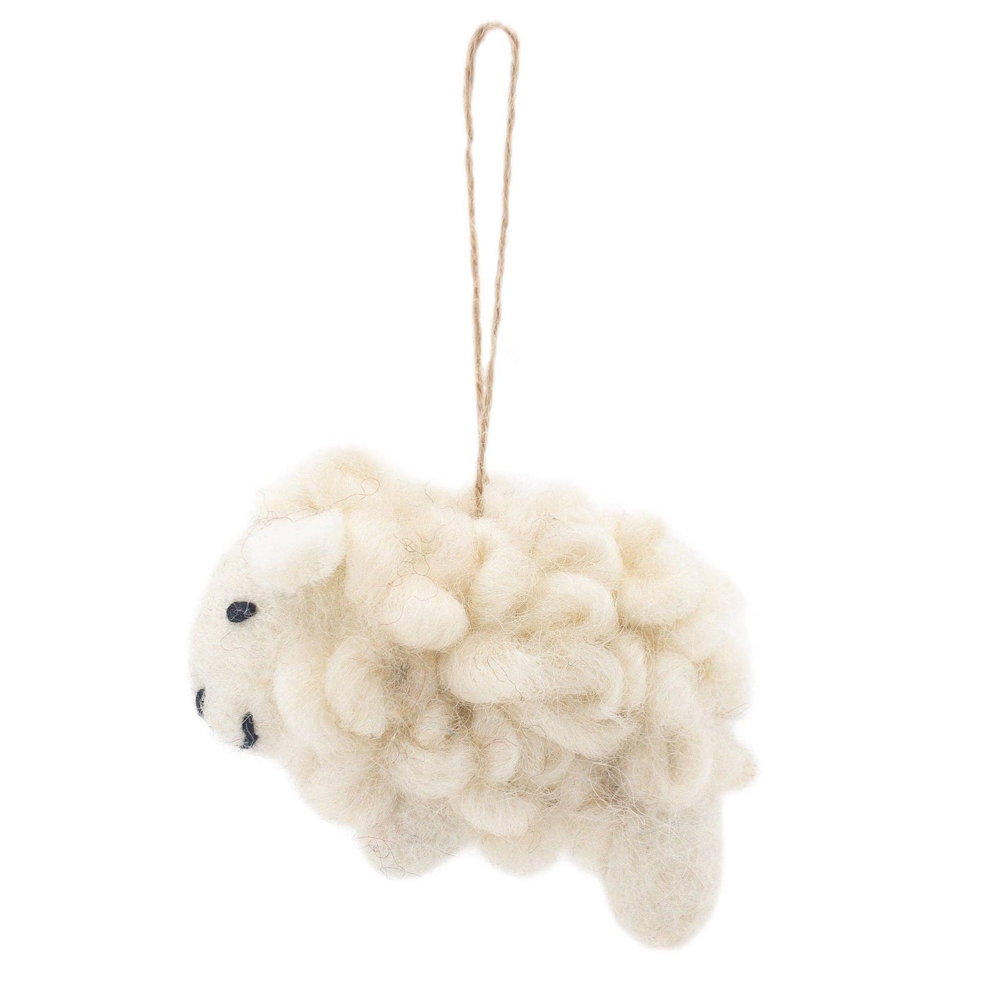 Felt Christmas Ornaments Set of 7 - Cute Farm Animal