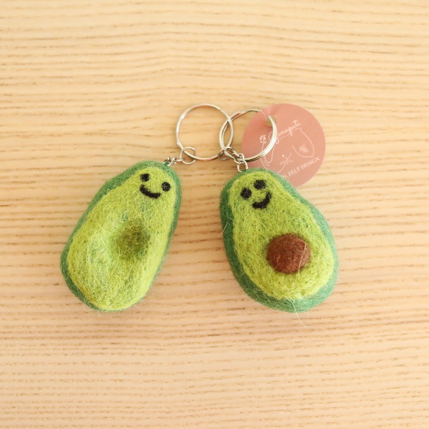 Felt Keychain - Avocado
