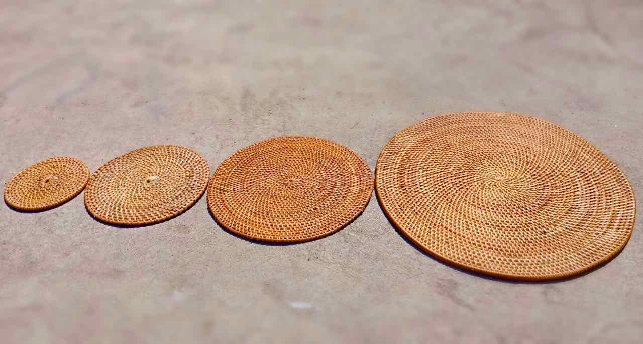 Bali Rattan Round Placemat