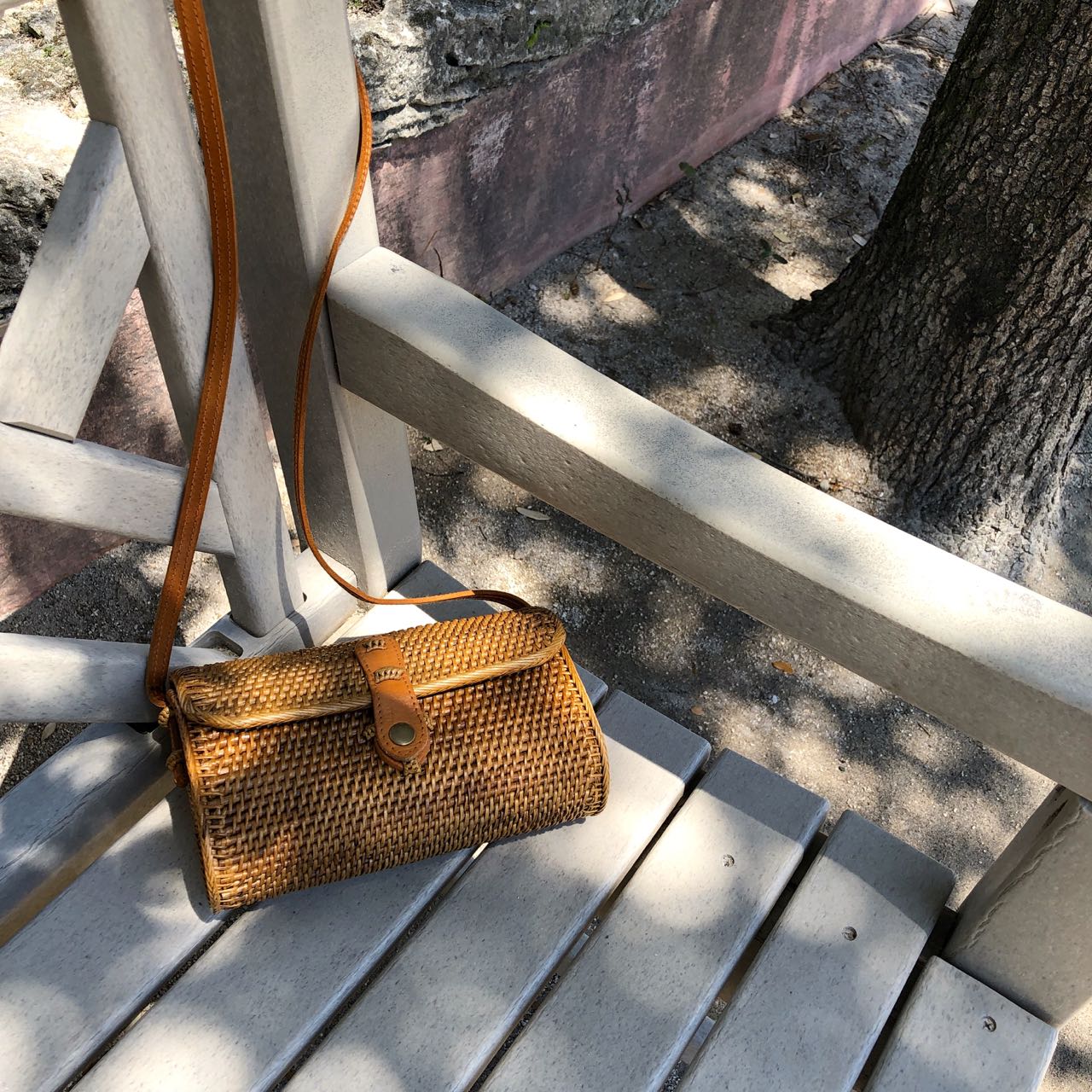 Bali Rattan Crossbody Bag - Mailer Bag Premium Quality Unique Handmade Gifts And Accessories - Ganapati Crafts Co.