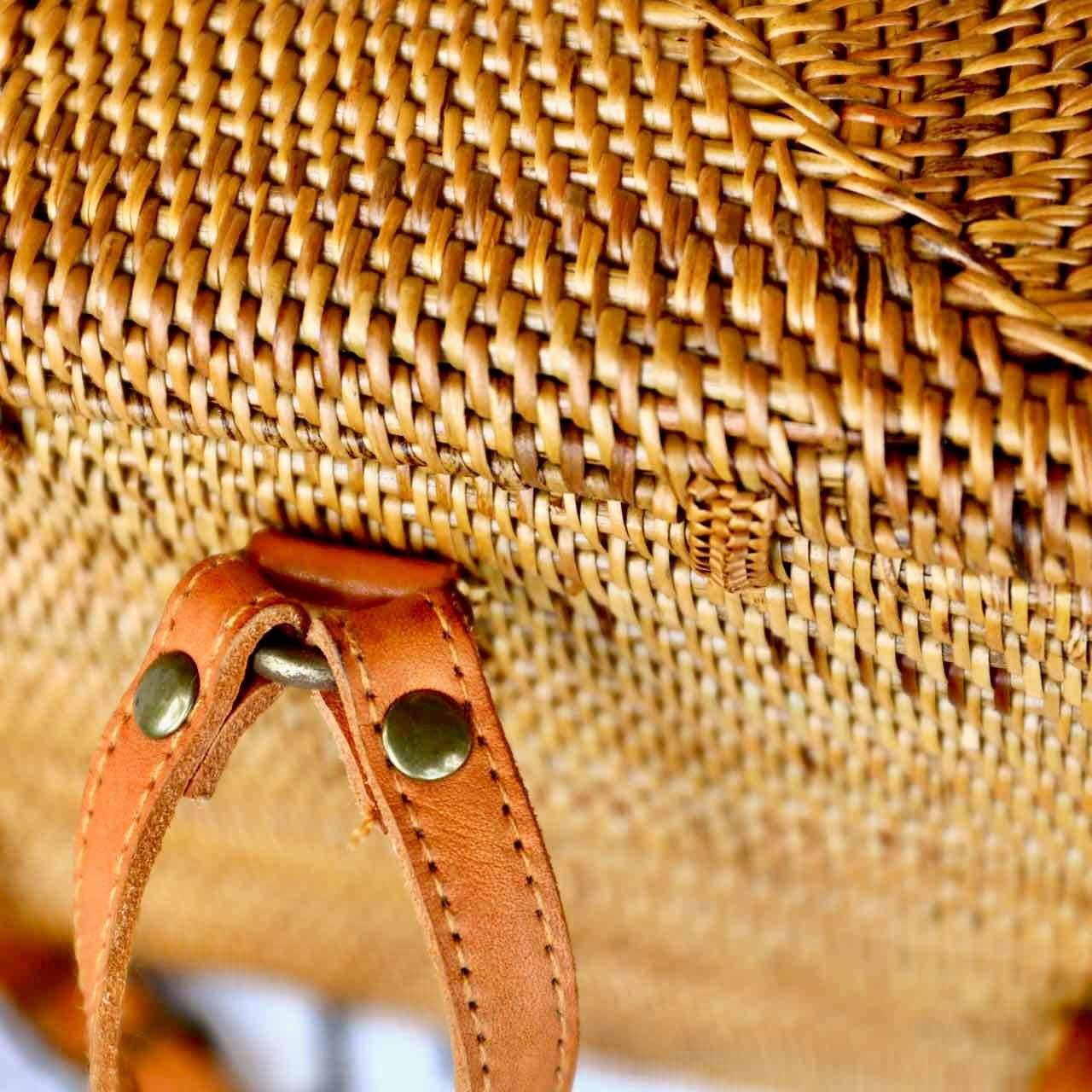 Bali Rattan Mini Backpack Premium Quality Unique Handmade Gifts And Accessories - Ganapati Crafts Co.