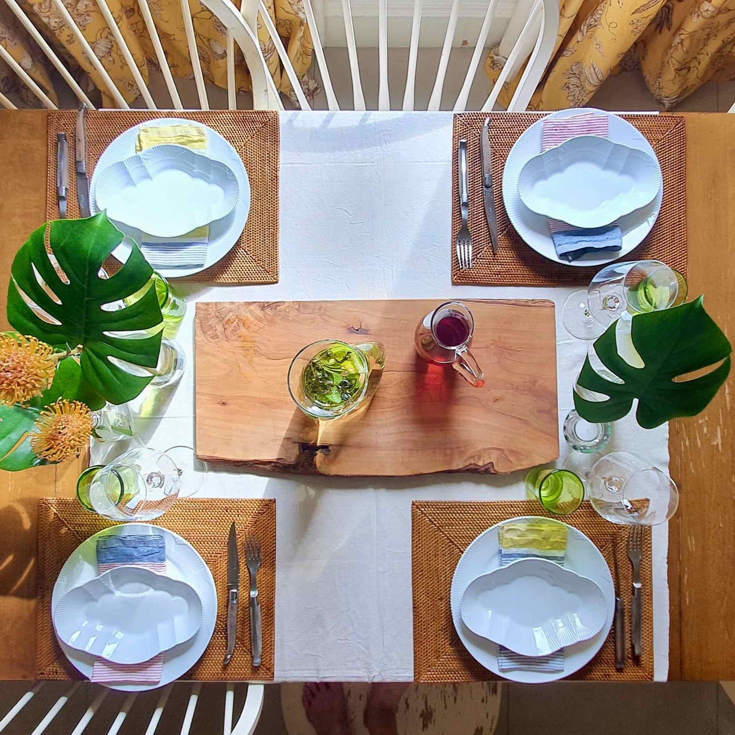 Bali Rattan Rectangular Placemat