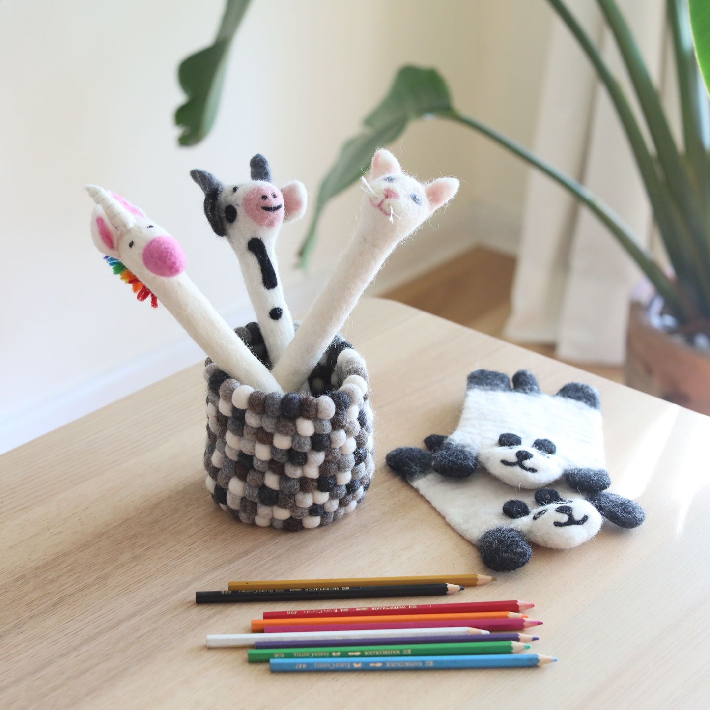 Felt Unicorn Pen Cover