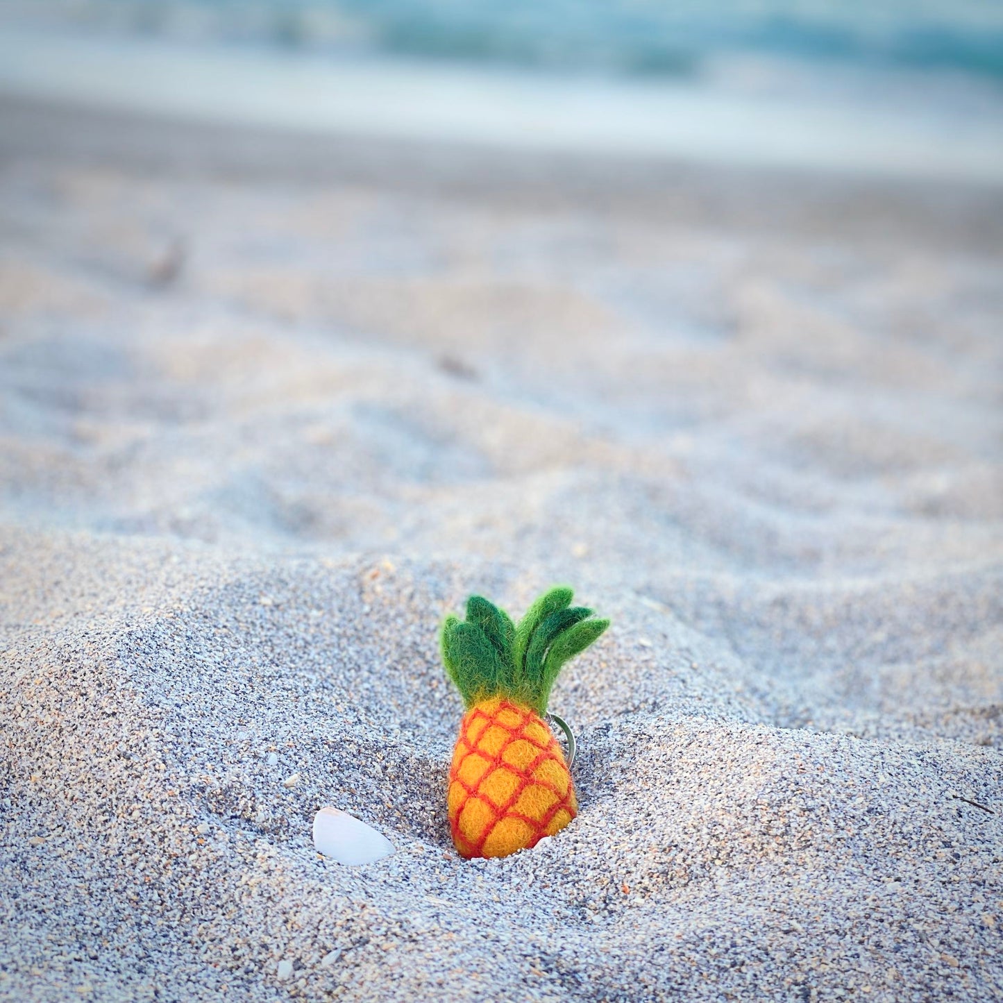 Felt Keychain - Pineapple