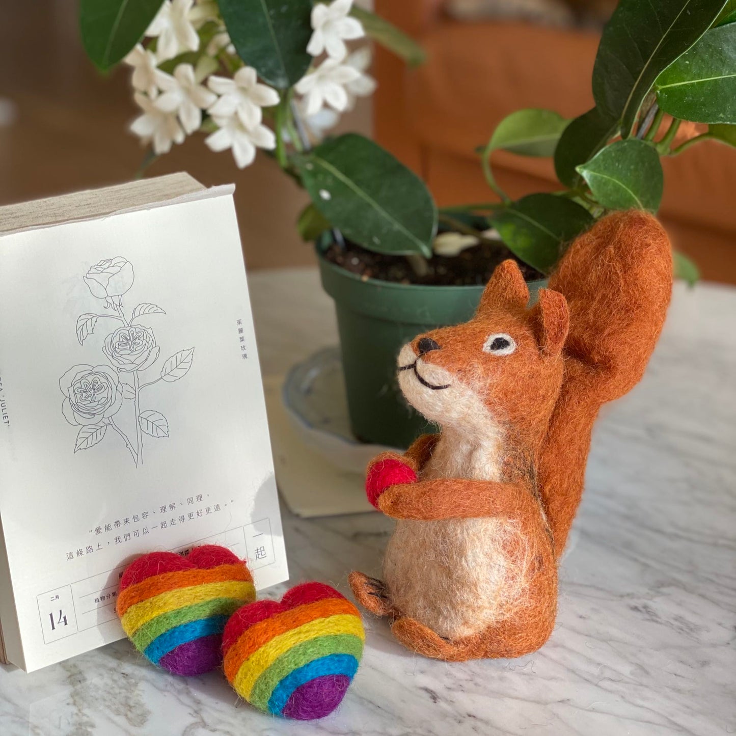 Felt Squirrel Wine Bottle Toppers