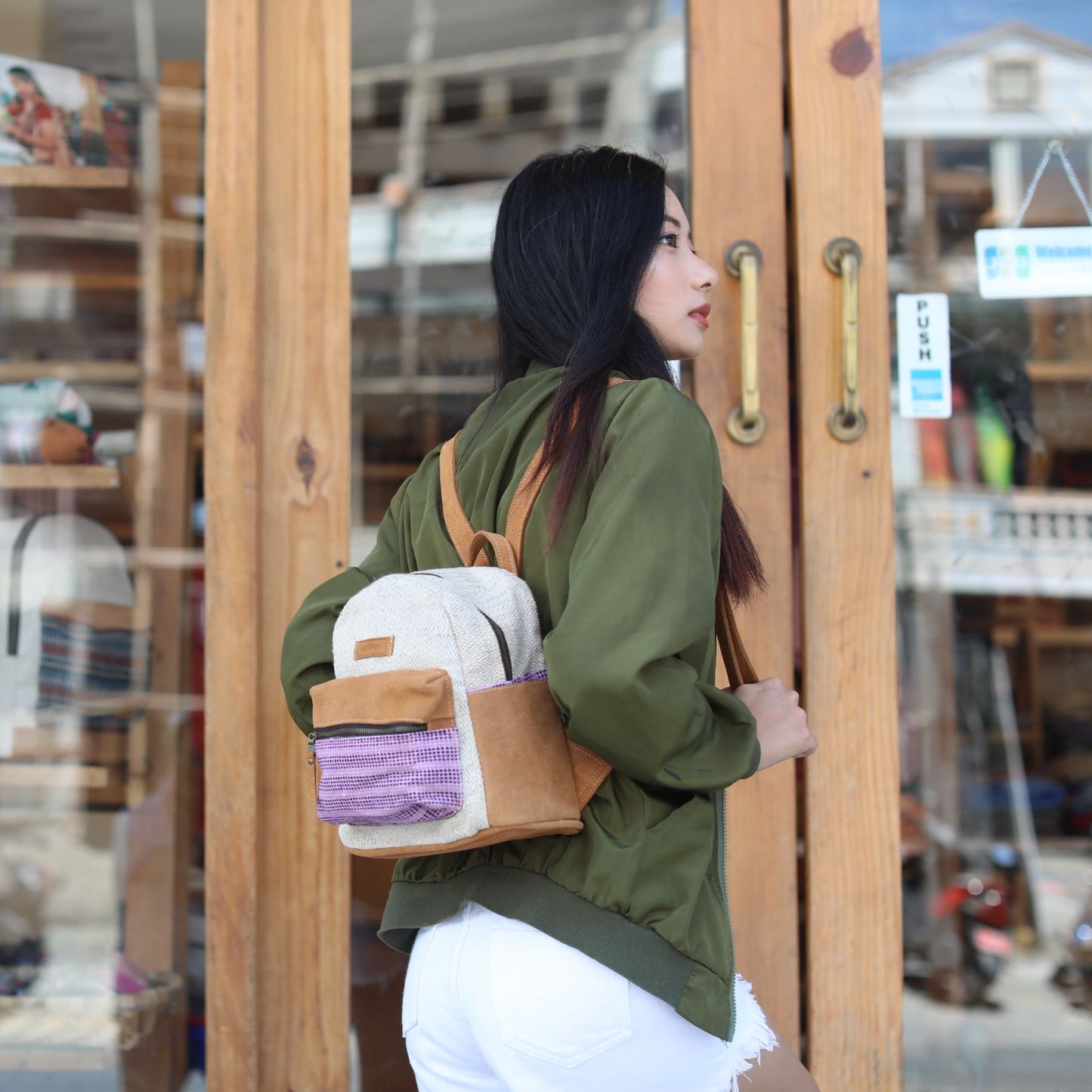 Polka Dot Mini Backpack