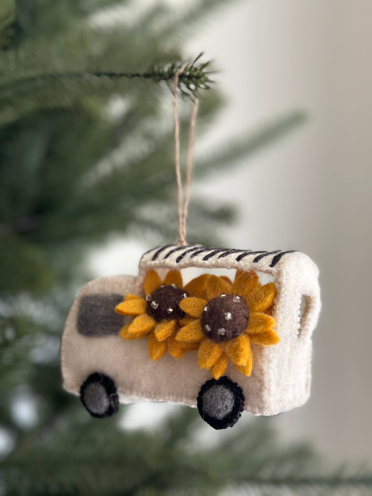 Felt Mobile Flower Shop Ornament