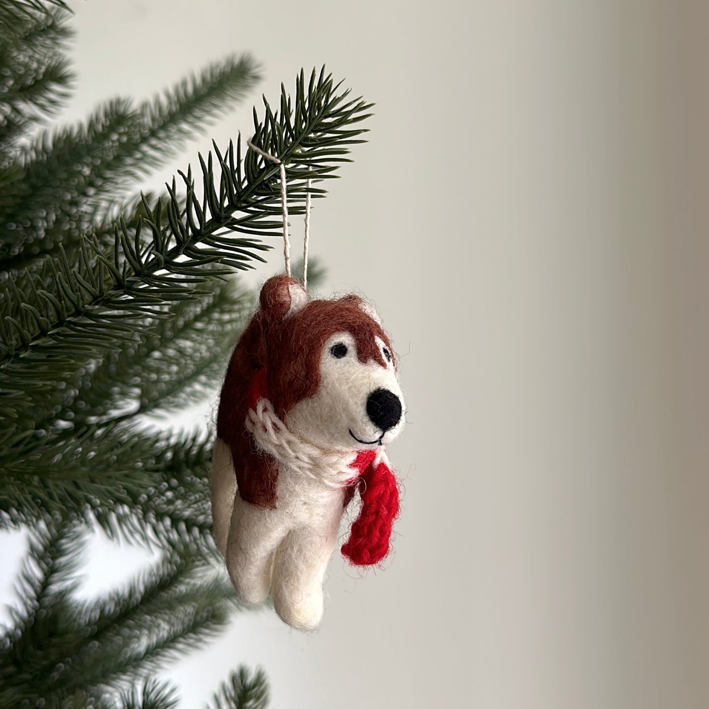 Felt Ornament - 2024 Husky