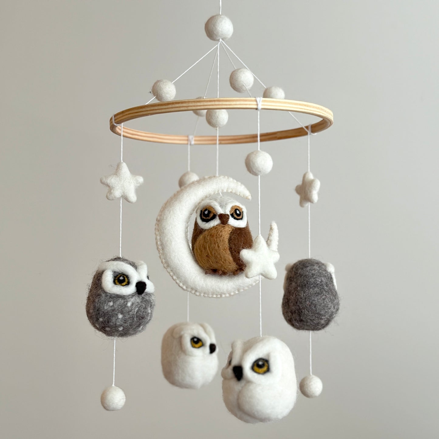 Felt Baby Mobile - Owl