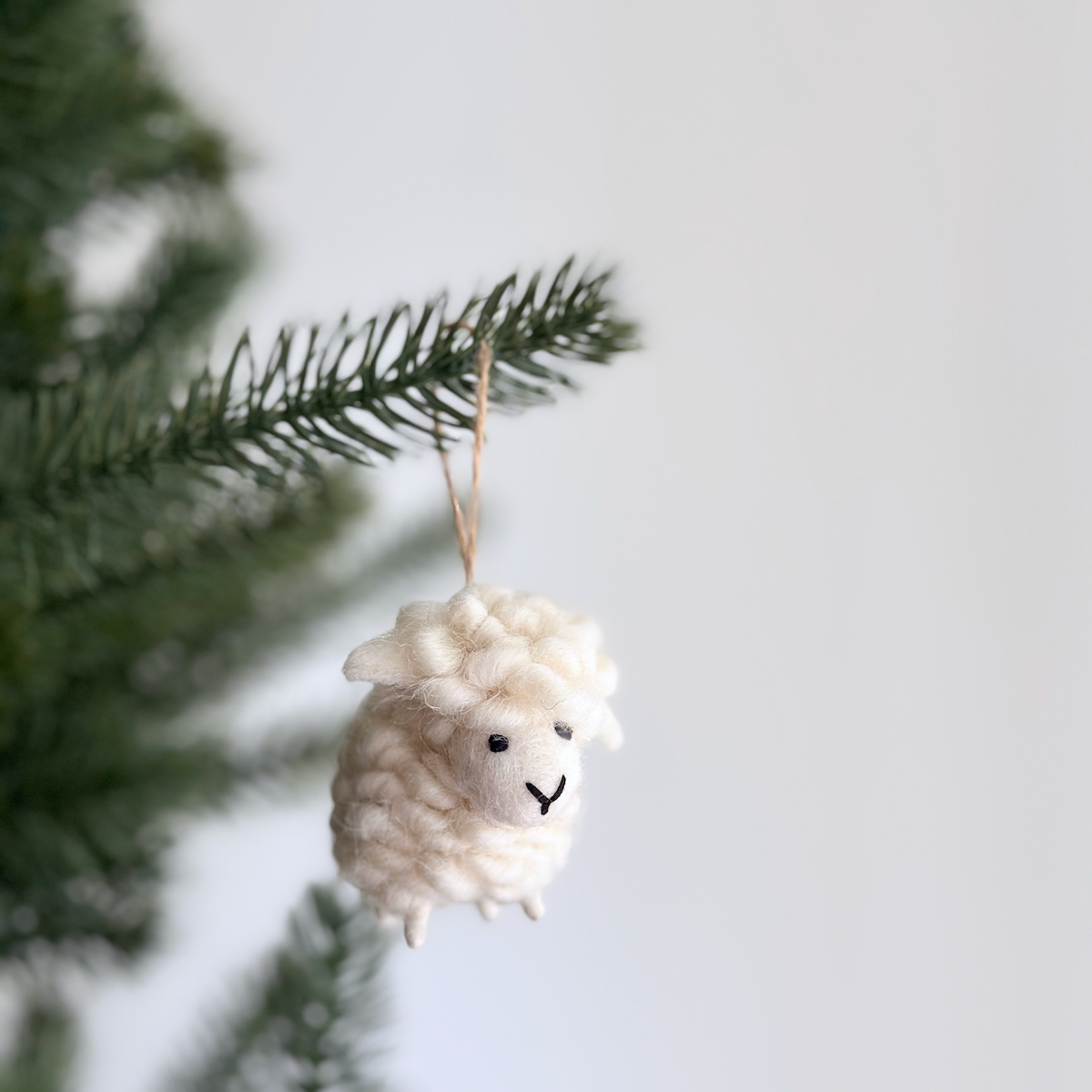 Felt Mini Sheep Ornament