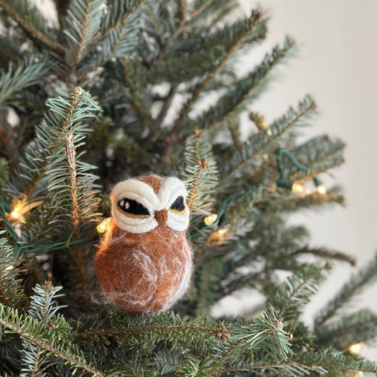 Needle Felted Barn Owl