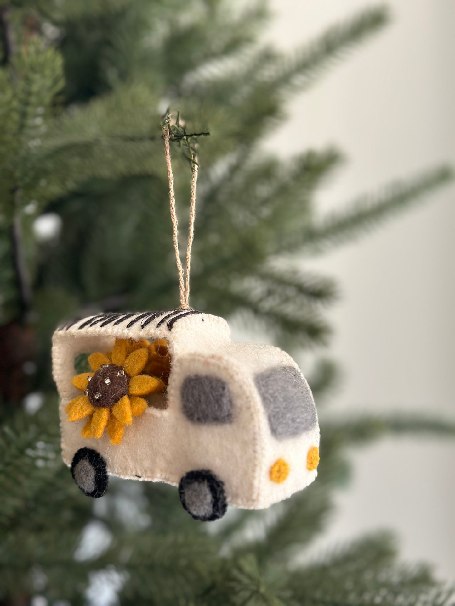 Felt Mobile Flower Shop Ornament