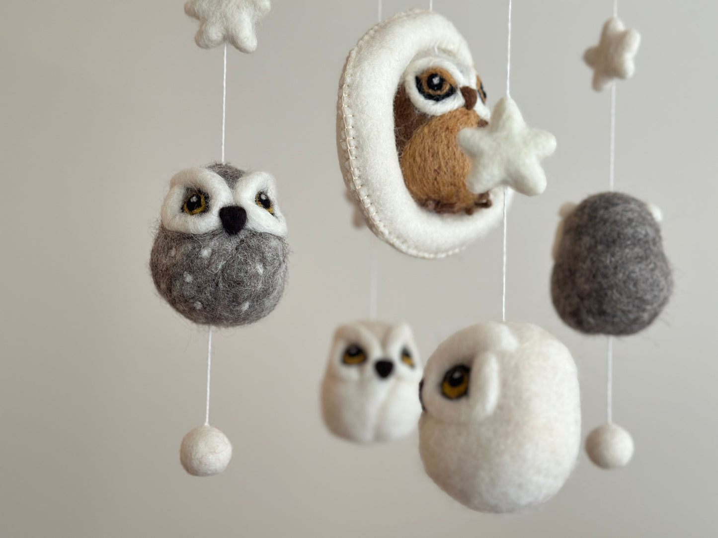 Felt Baby Mobile - Owl