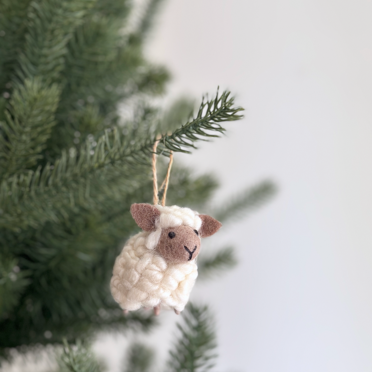 Felt Mini Sheep Ornament