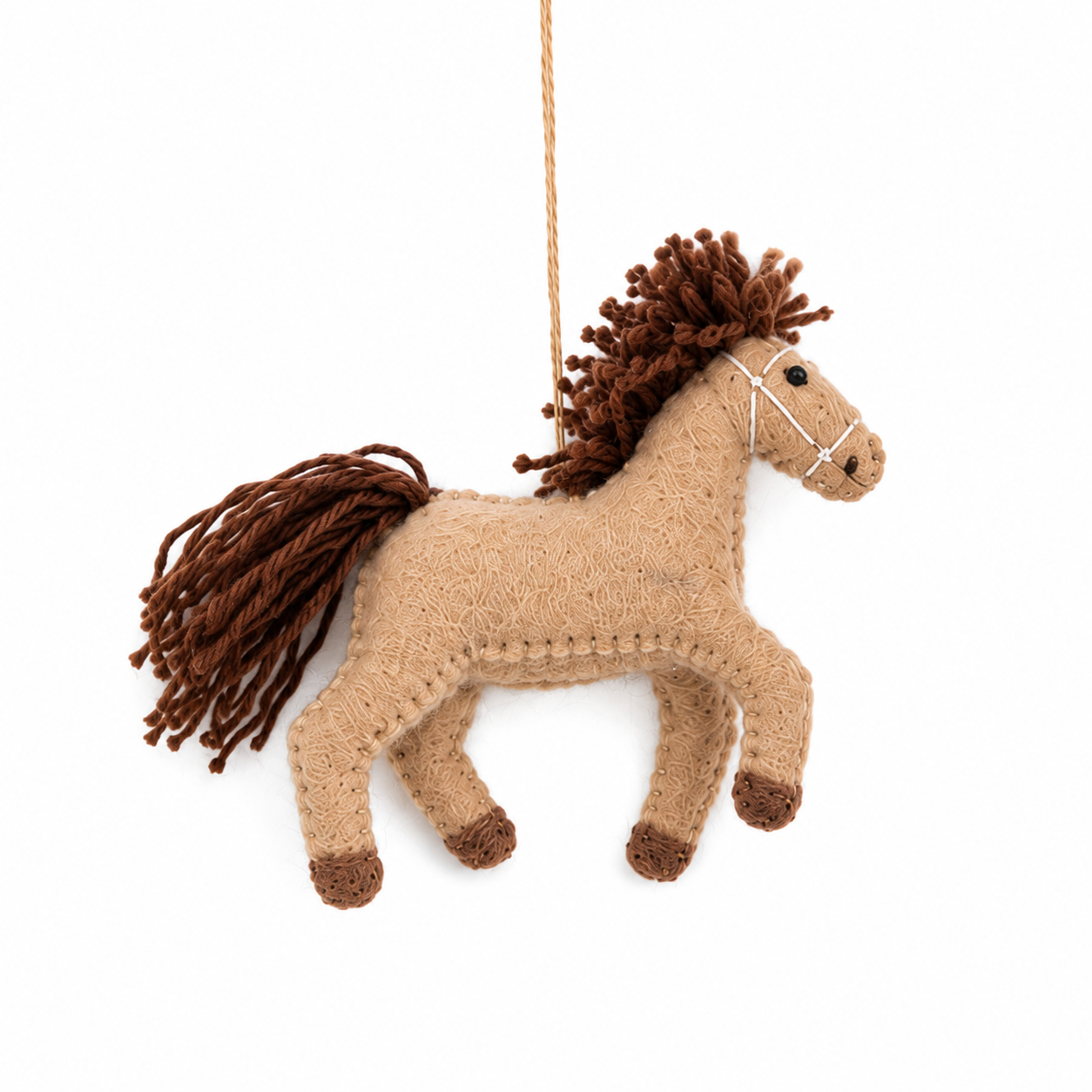 Felt Horse Ornament