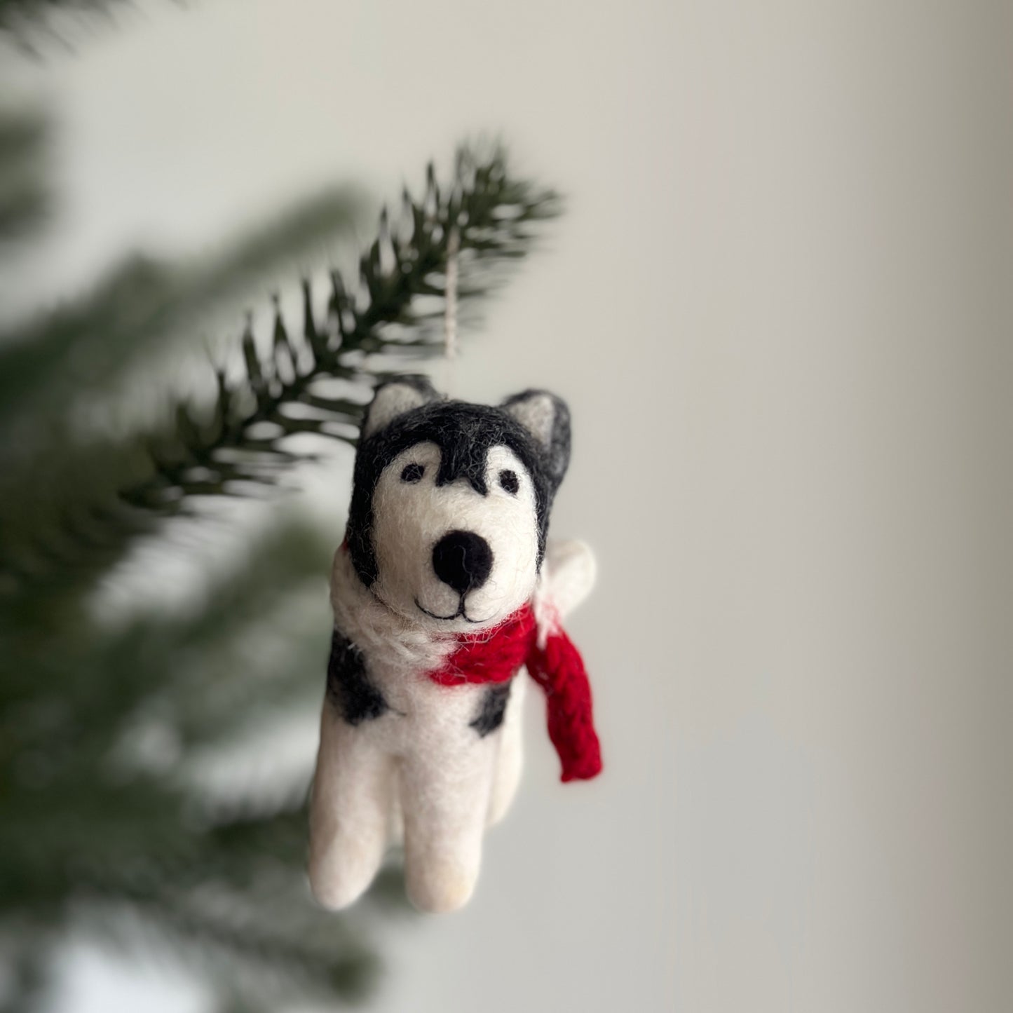 Felt Ornament - 2024 Husky