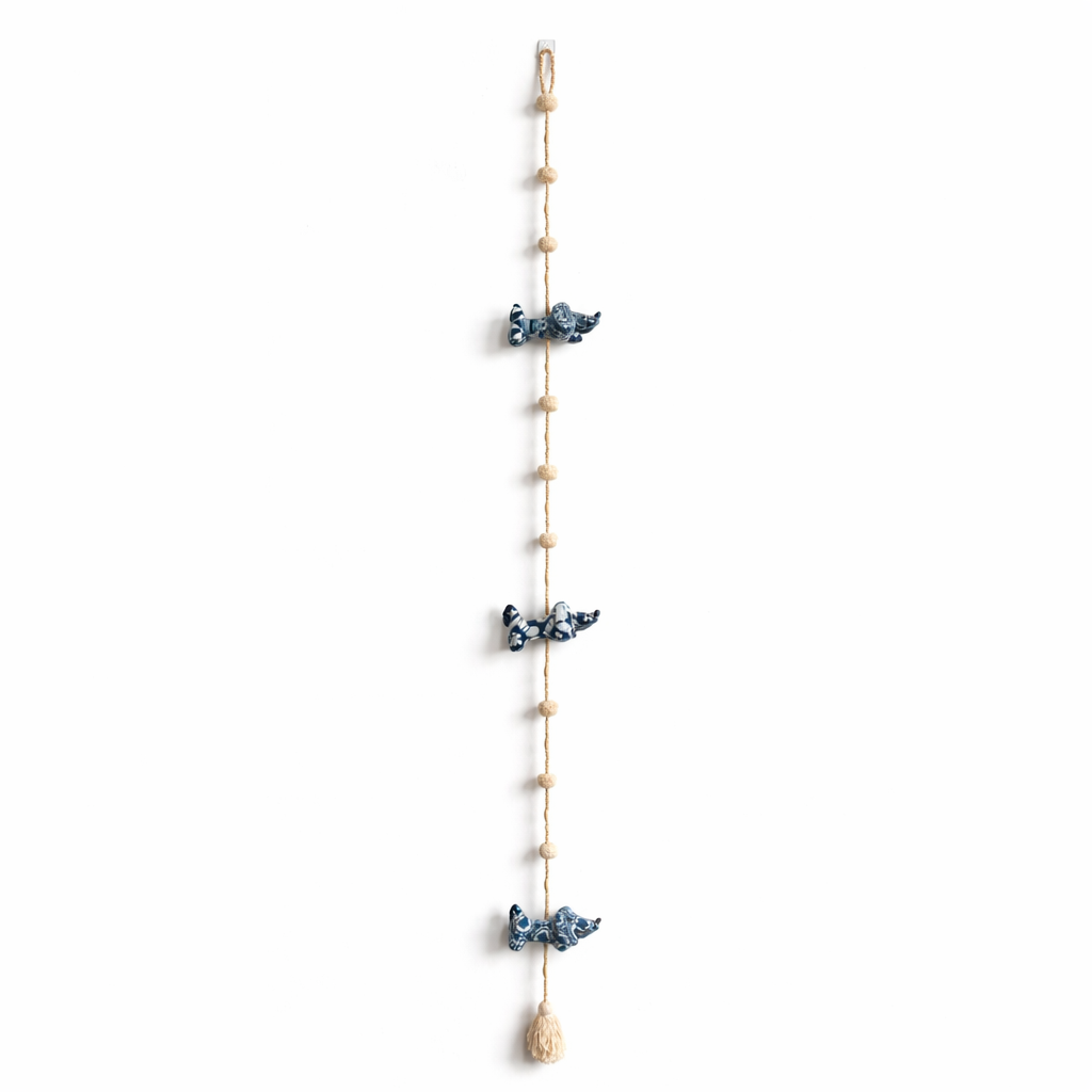 Indigo Dachshund Garland
