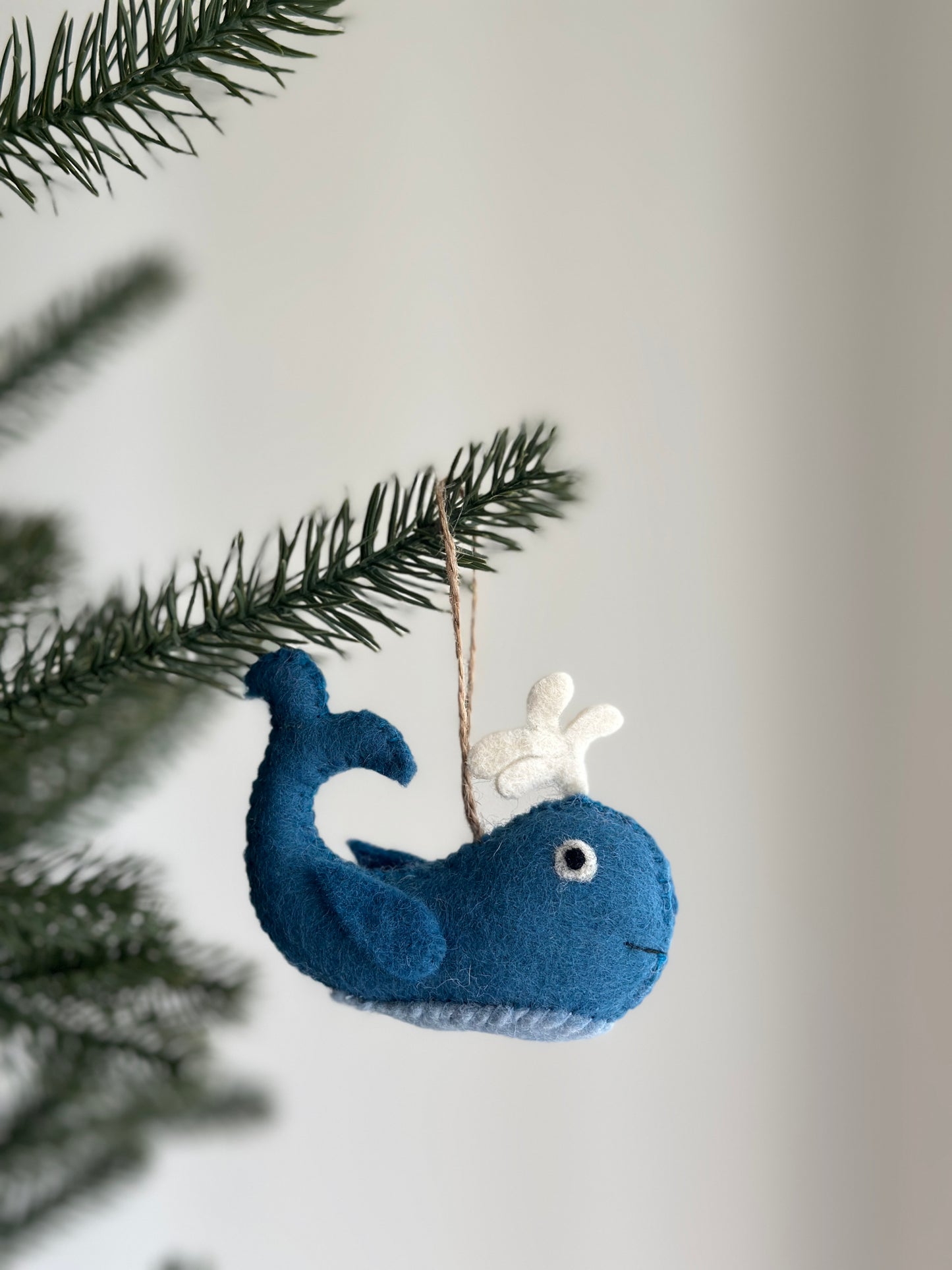 Felt Ornament - Whale