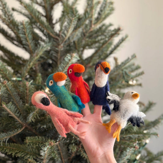 Bird Finger Puppet - Set of 6
