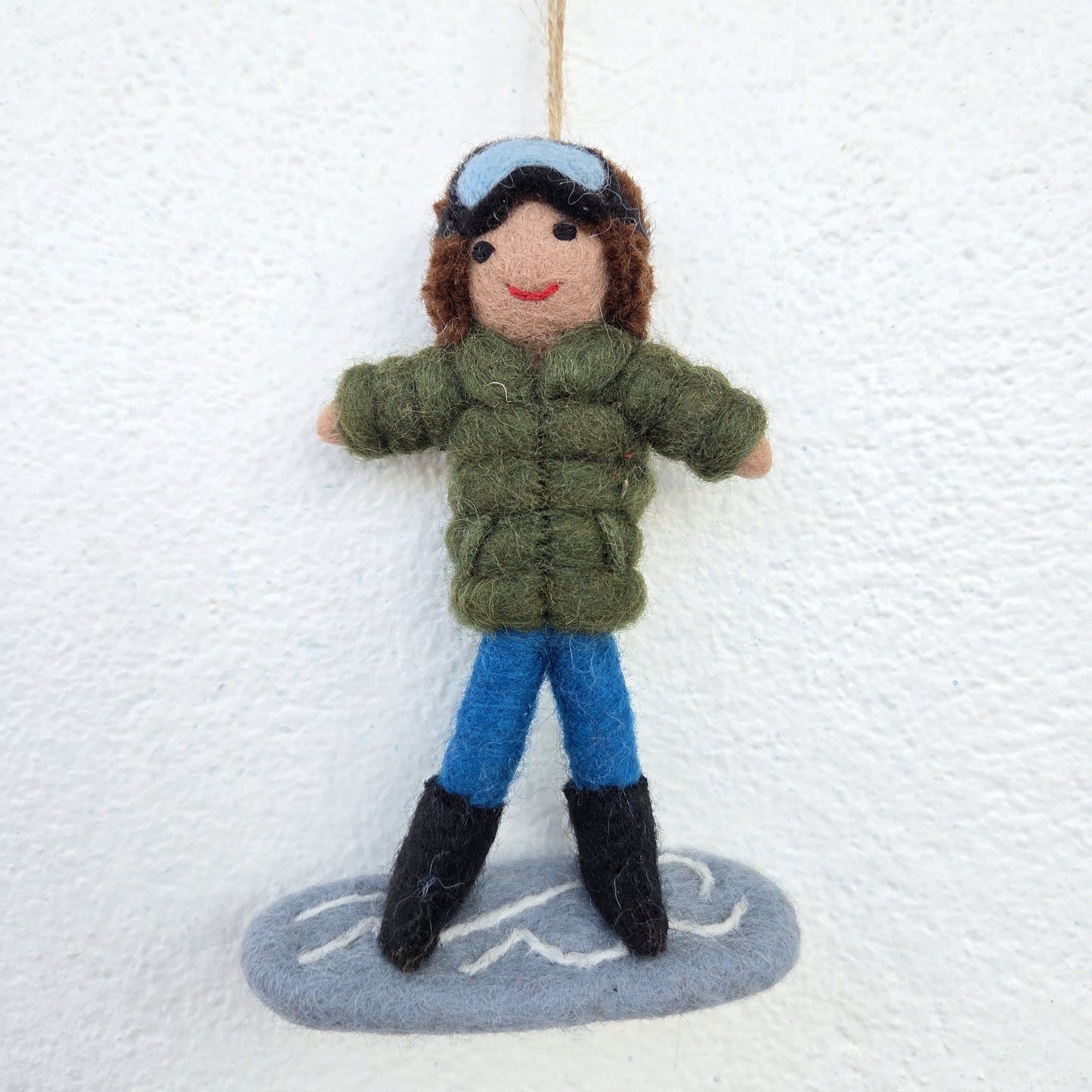 Felt Ornament - Snowboard Boy