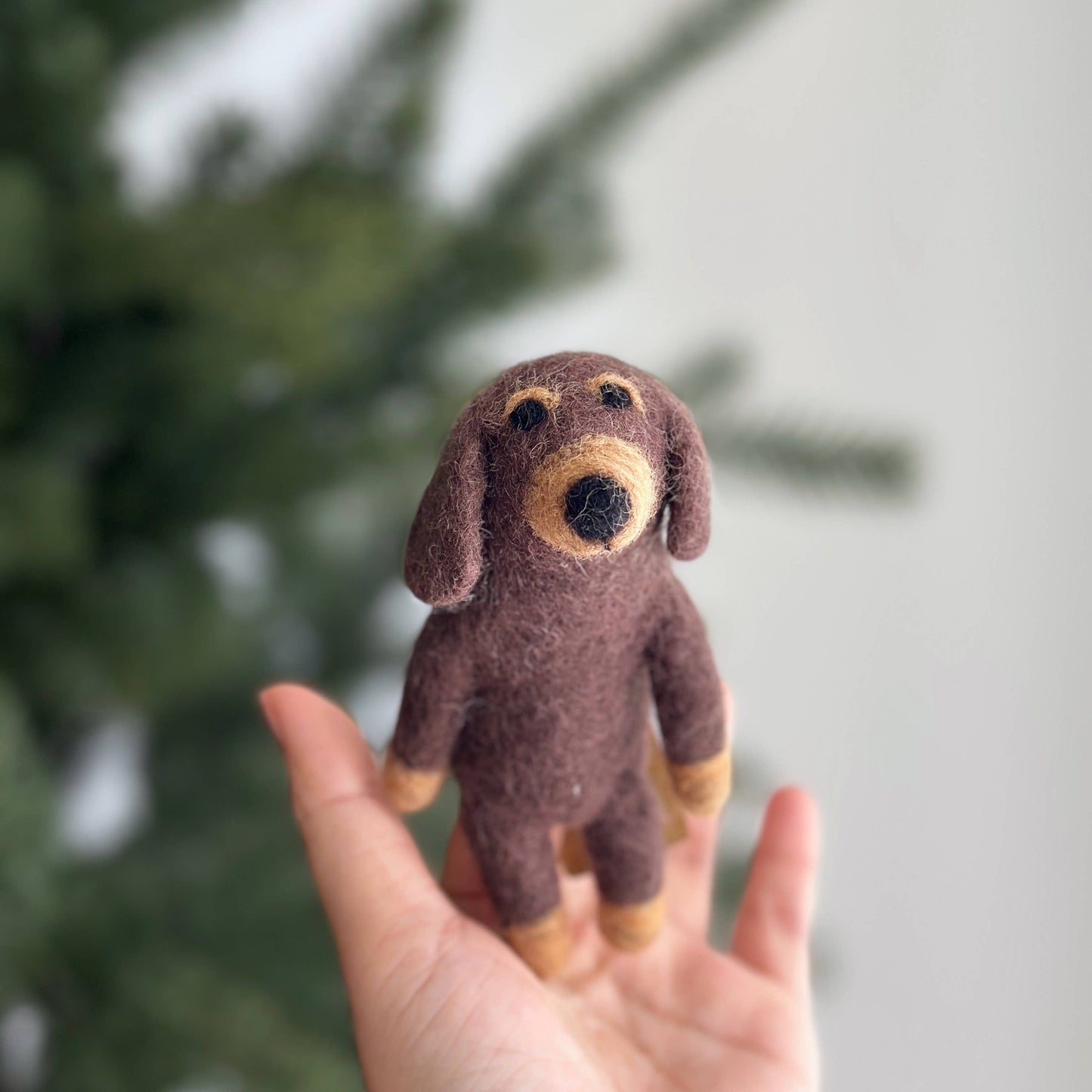 Dachshund Dog Finger Puppet - Set of 6