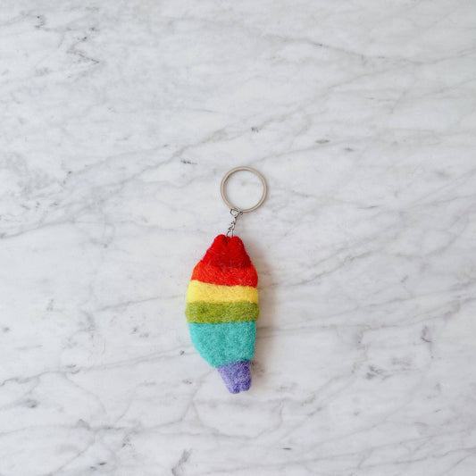 Felt Keychain - Rainbow Taiwan