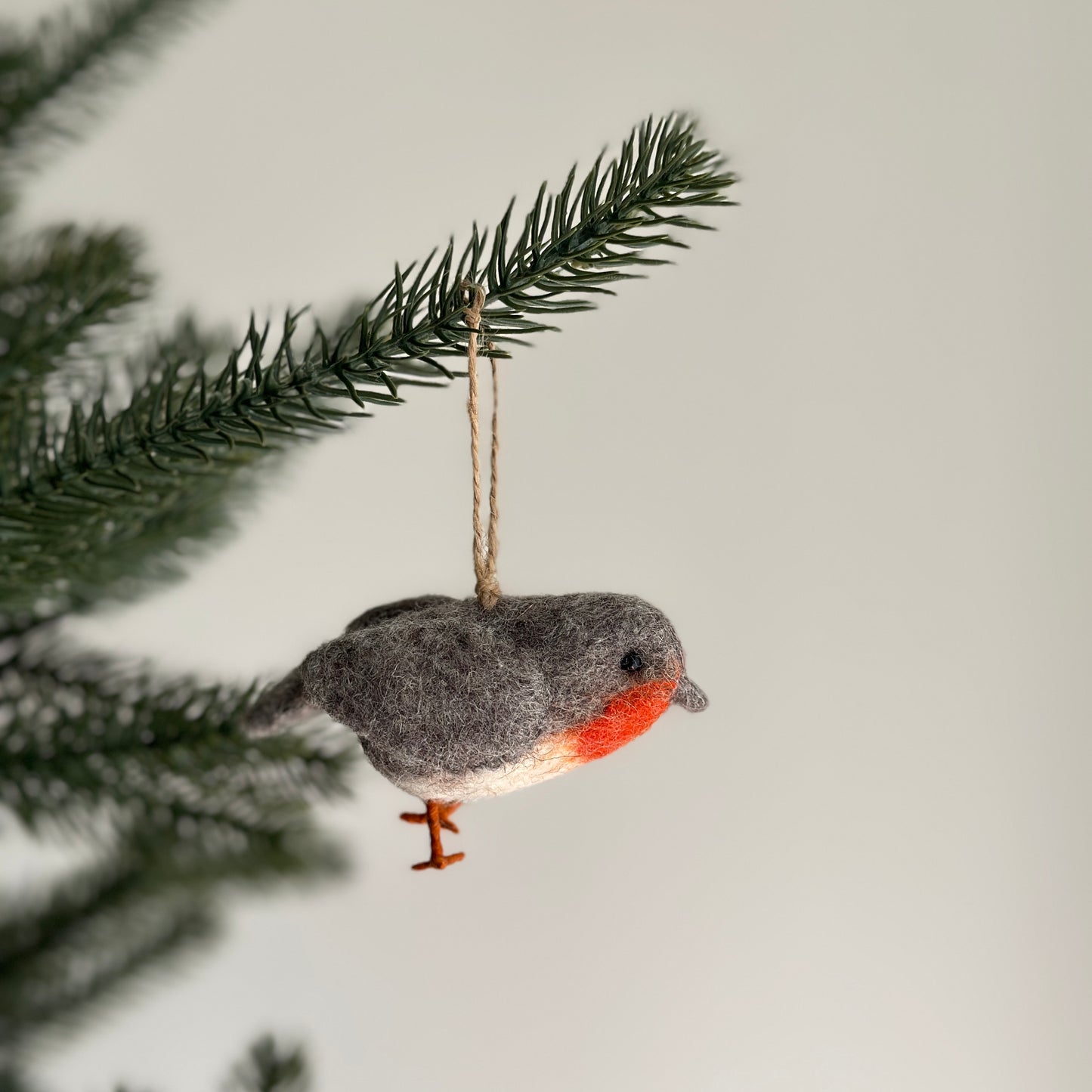 Felt Christmas Birds Ornaments Set of 6