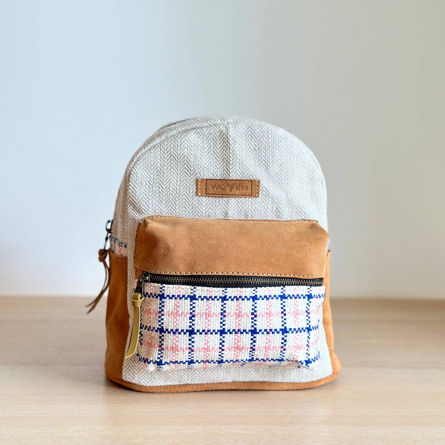 Striped Mini Backpack