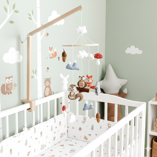Felt Baby Mobile - Cute Woodland Animal