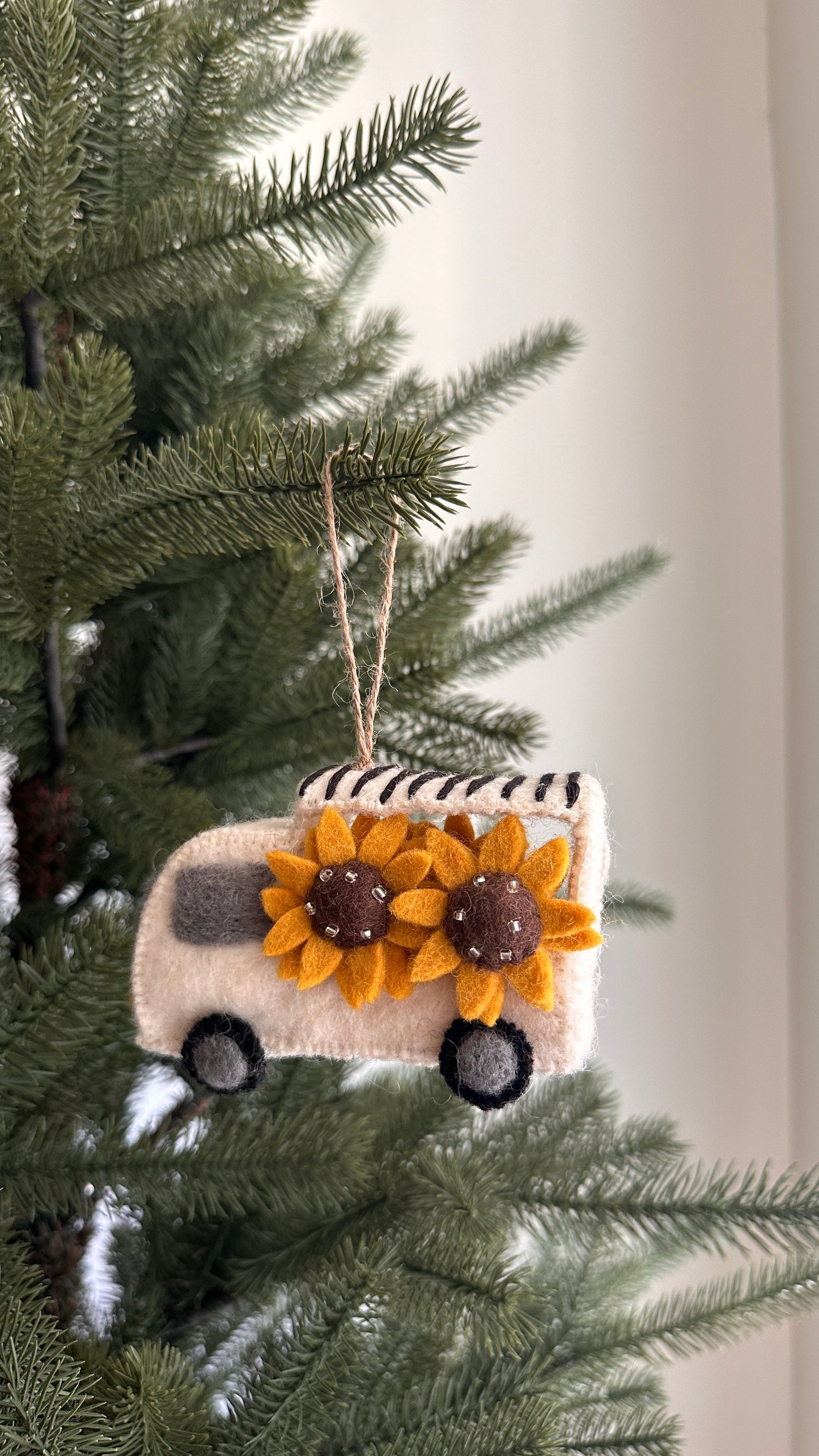 Felt Mobile Flower Shop Ornament