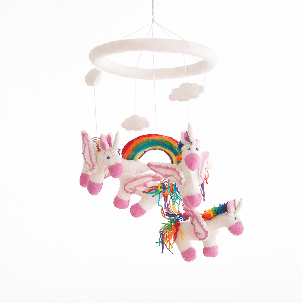 Felt Baby Mobile - Unicorn