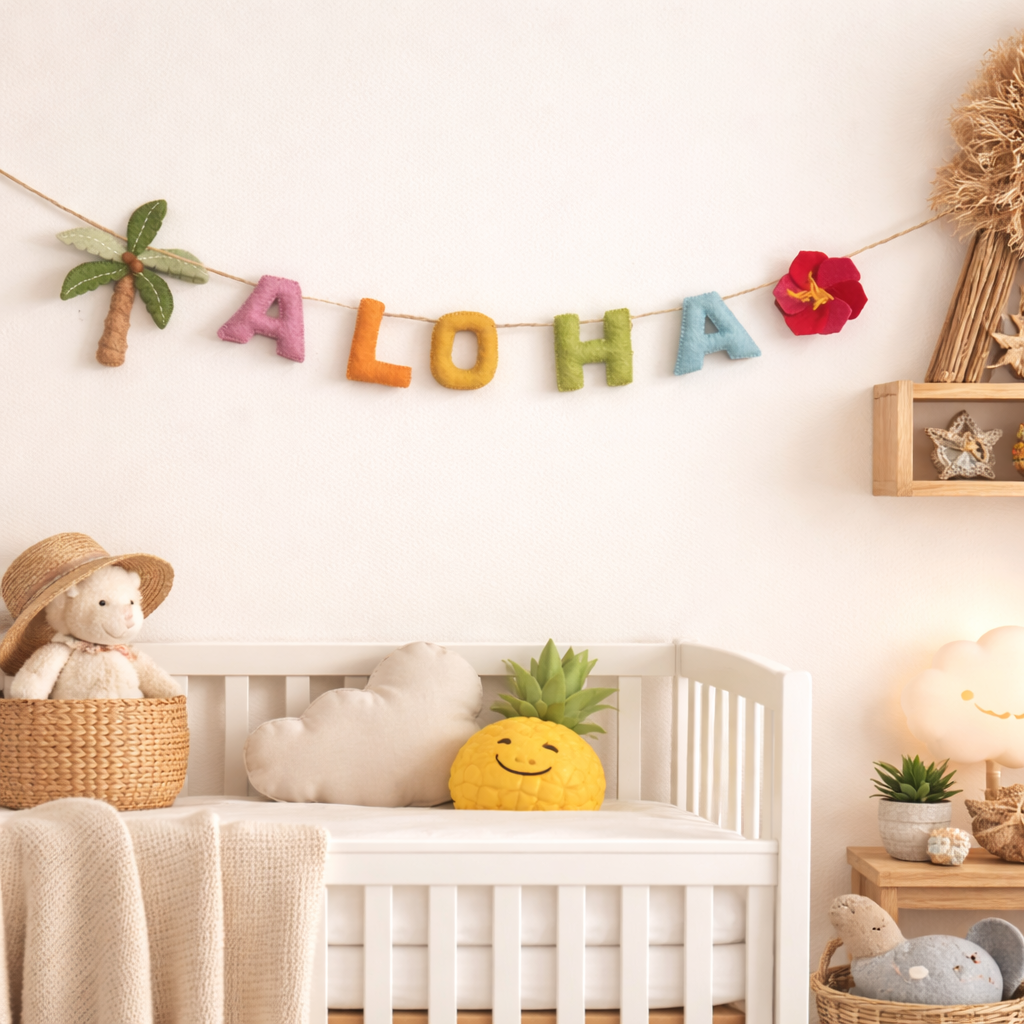 Felt Garland - ALOHA