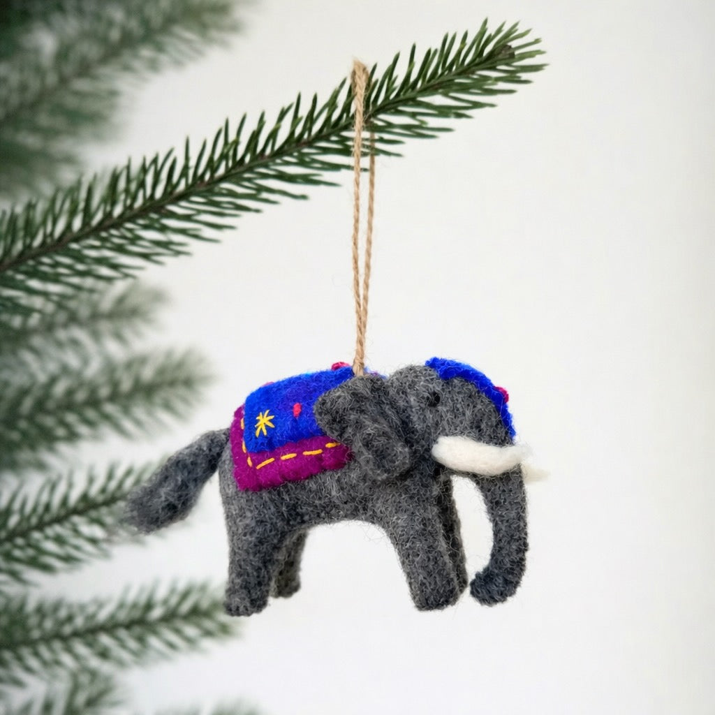 Felt Ornament - Aladdin Elephant